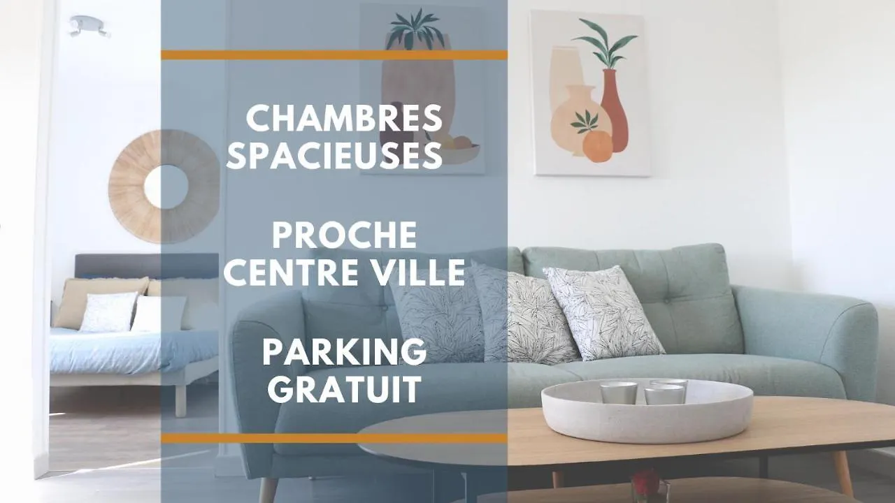 アパート T3 Spacieux Et Chaleureux - Montauban Centre